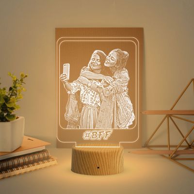 Personalized Photo frame Gift for BFF, Birthday Gift for Friends